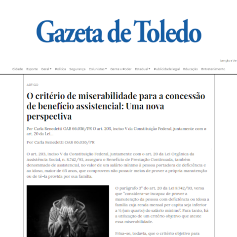 gazeta de toledo - carla benedetti